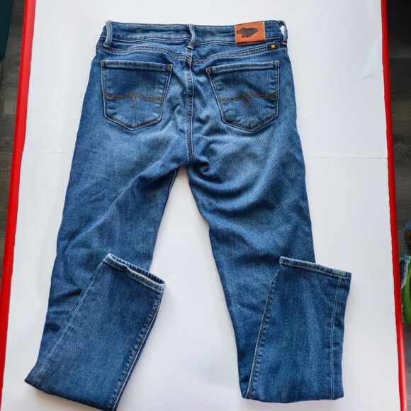 Lucky Brand Lolita jeans skinny medium washed blue women's size 0 / 29 - Picture 3 of 11